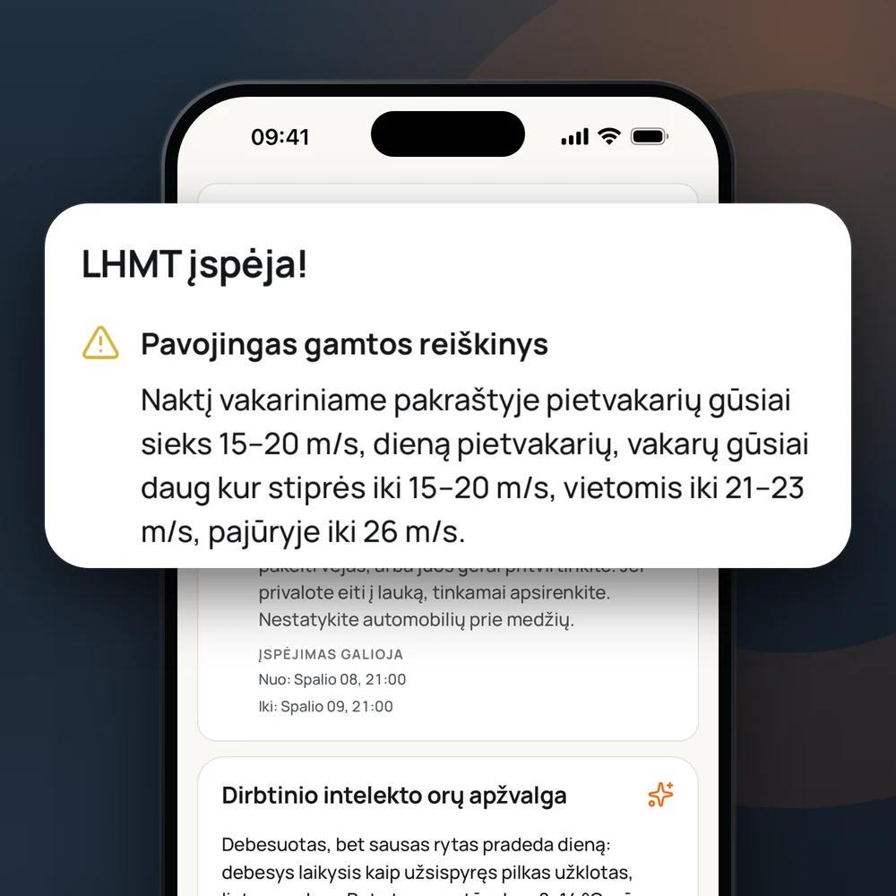 Svarbūs pranešimai